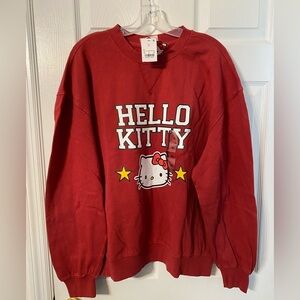 Hello Kitty Red Sweatshirt women’s XL